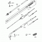 KE100 (KE100-B13) Тросы управления