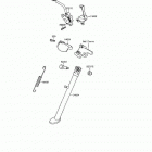 KLR650 (KL650-A8) Подножка