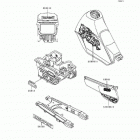 KLR250 (KL250-D11) Decals(kl250-d11 / d12 / d13)