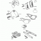KLR650 (KL650-A8) Decals(green / white)