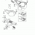 KLR650 (KL650-A8) Боковые обтекатели