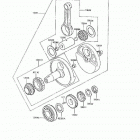 KLR650 (KL650-A8) Коленвал