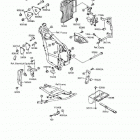 KLR650 (KL650-A8) Рама ,крепежные детали