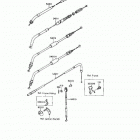 KLR650 (KL650-A8) Тросы управления