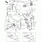 Ninja ZX-6 (ZX600-E3) Fuel tank(zx600-e3)