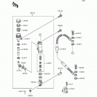 KX100 (KX100-B5) Задний торм цилиндр
