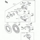 KX500 (KX500-E4) Rear brake(kx500-e4 / e5 / e6 / e7)