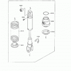 KLR650 (KL650-A8) Амортизатор