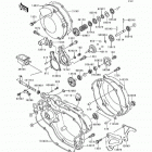KX125 (KX125-K2) Крышки двигателя