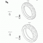 ZR1100 Zephyr (ZR1100-A4) Покрышки