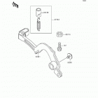 KX500 (KX500-E4) Педаль тормоза