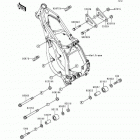 KX125 (KX125-K1) Рама ,крепежные детали