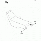 KDX200 (KDX200-E6) Сидение