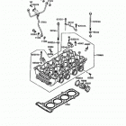 Concours (ZG1000-A7) Головка цилиндра