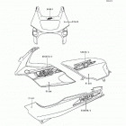 Ninja 500 (EX500-D1) Decals(black)(ex500-d1)