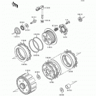 KDX200 (KDX200-E6) Сцепление