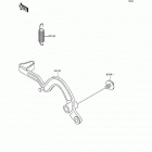 KDX200 (KDX200-E6) Педаль тормоза