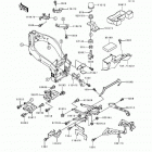 Ninja ZX-7R (ZX750-M2) Electro bracket