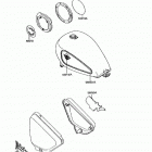 Vulcan 750 (VN750-A8) Decal(green / green)(vn750-a8 / a9)