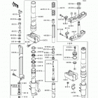 KX500 (KX500-E4) Front fork(kx500-e4 / e5)