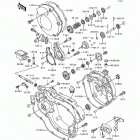 KX125 (KX125-J2) Крышки двигателя
