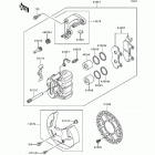 KDX200 (KDX200-E5) Front caliper(kdx200-e5 / e6)