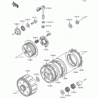 KX125 (KX125-J2) Сцепление