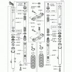 KX80 (KX80-R2) Front fork(kx80-r2 / r3)