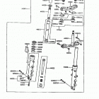 Concours (ZG1000-A7) Front fork(zg1000-a7 / a8)