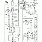 KX125 (KX125-J2) Передняя вилка