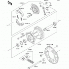 KX60 (KX60-B9) Задняя ступица колеса