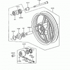 Concours (ZG1000-A7) Front wheel(zg1000-a7 / a8)