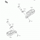 KX125 (KX125-J2) Подножки