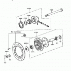KLR250 (KL250-D9) Переднее колесо