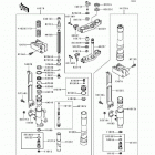KX250 (KX250-J1) Передняя вилка