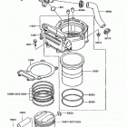 KLR250 (KL250-D9) Поршни