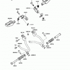 KLR250 (KL250-D9) Подножки