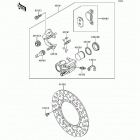 KDX200 (KDX200-E4) Front caliper(kdx200-e4)