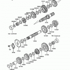 KLR250 (KL250-D9) Трансмиссия