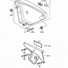 KE100 (KE100-B6) Side cover / chain case