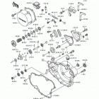 KX500 (KX500-E2) Крышки двигателя