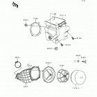 KX500 (KX500-E2) Воздушный фильтр
