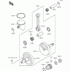 KX125 (KX125-H2) Crankshaft / piston(kx125-h2)