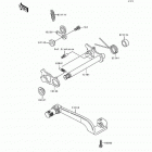 KDX200 (KDX200-E3) Механизм переключения передач
