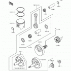 KDX200 (KDX200-E3) Crankshaft / piston