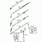 KLR650 (KL650-A1) Тросы