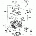 KLR650 (KL650-A1) Головка цилиндра