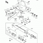 KDX200 (KDX200-E3) Muffler(kdx200-e3)
