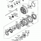 Vulcan 88 (VN1500-A1) Сцепление