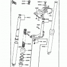 KE100 (KE100-B6) Передняя вилка